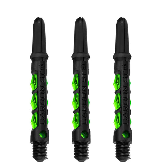 HARROWS CARBON ST SHAFTS
DART STEMS - BLACK & GREEN